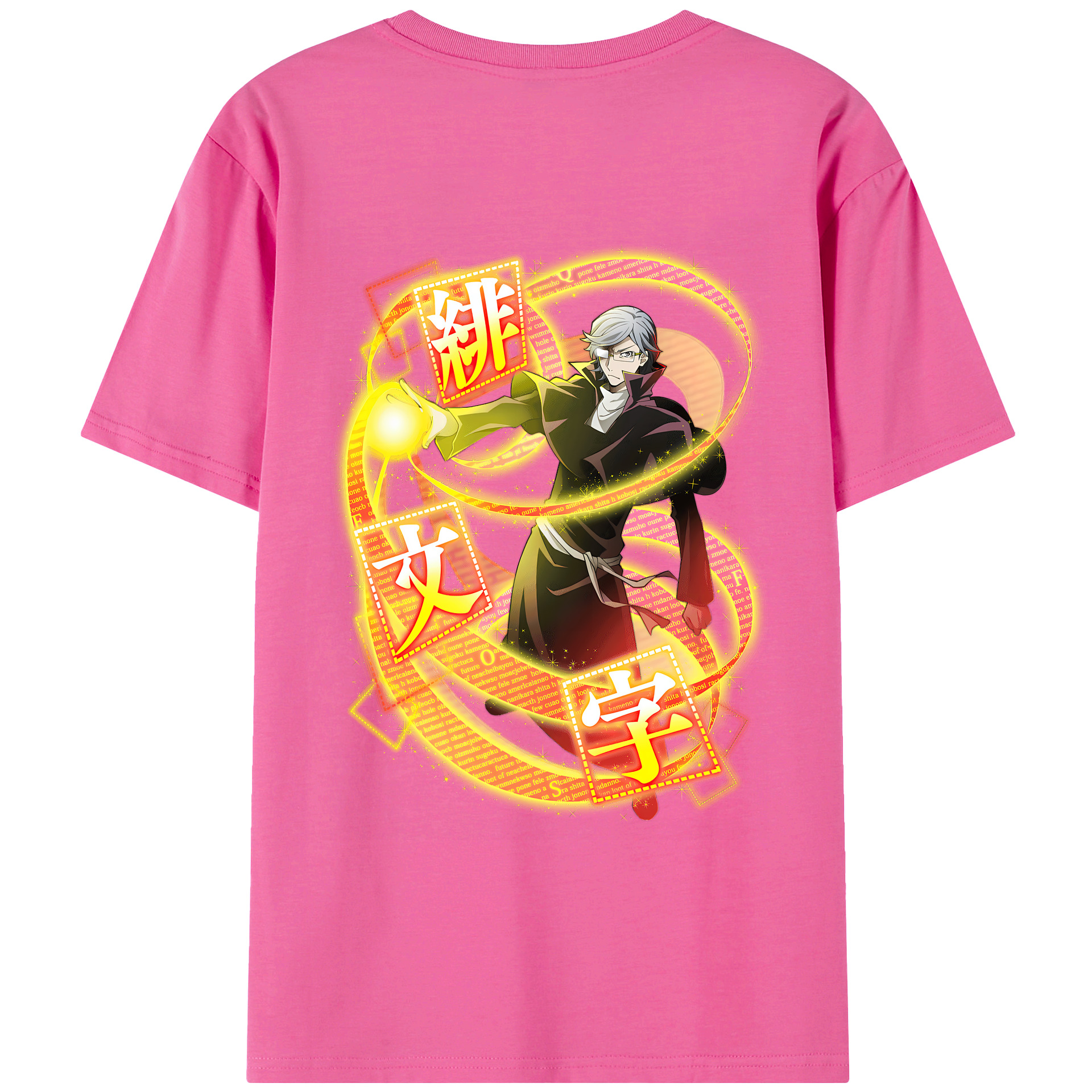 （画像用） 文豪ストレイドッグス Bungo Stray Dogs レディース半袖Tシャツ(バックプリント)